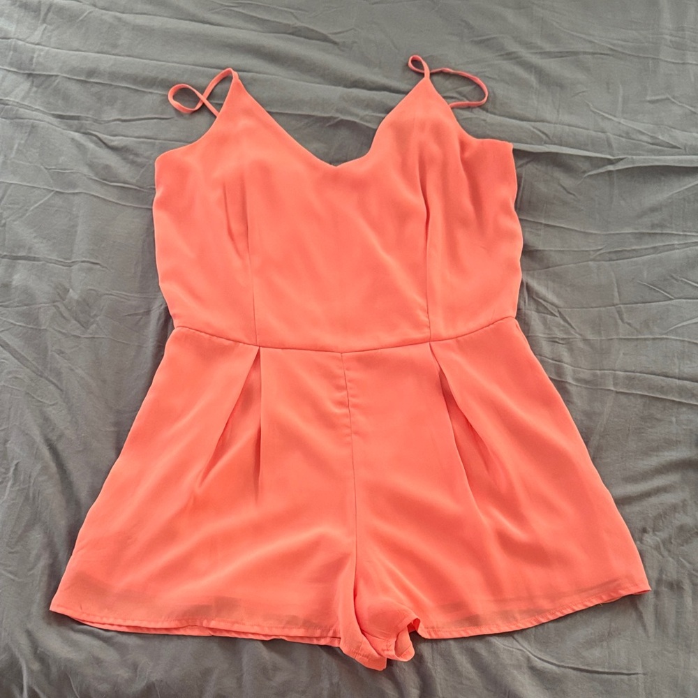 Pink Owl Coral Zip-Up Top